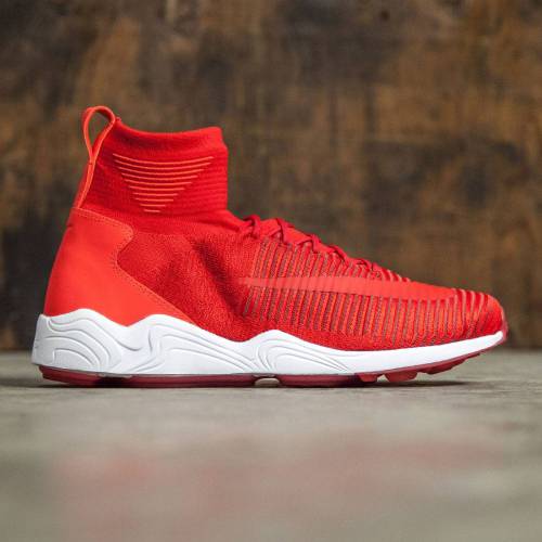 ナイキ ズーム 赤 レッド スニーカー メンズ 【 NIKE MEN AIR ZOOM MODEL 1 FK (UNIVERSITY RED / UNIVERSITY RED-DARK GREY) 】｜スニケス