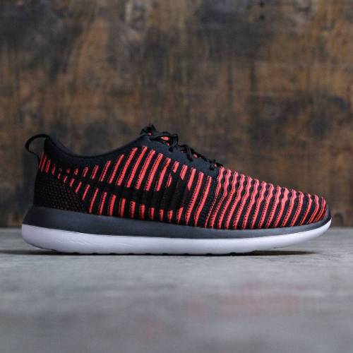 【★百貨店SALE★6/11夜夜中2時迄】ナイキ 飛球編み物 スニーカー メンズ 【 NIKE MEN ROSHE TWO FLYKNIT (BLACK / BLACK-BRIGHT CRIMSON-WHITE) 】