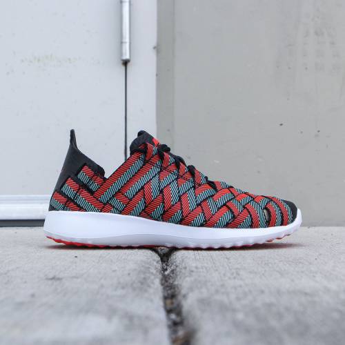ナイキ レディース ウーブン プレミアム WOMEN'S スニーカー 【 NIKE WOMEN JUVENATE WOVEN PREMIUM (BLACK / BRIGHT CRIMSON-HYPER TURQ-WHITE) 】