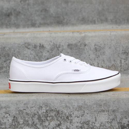 ヴァンズ バンズ オーセンティック 点火装置 スニーカー メンズ 【 VANS MEN AUTHENTIC LITE PLUS - CANVAS (WHITE / TRUE WHITE) 】