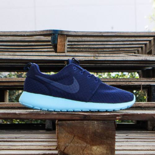 ナイキ 紺色 ネイビー プール ローシワン スニーカー レディース 【 NIKE WOMEN ROSHE ONE (NAVY / MIDNIGHT NAVY TIDE POOL BLUE) 】