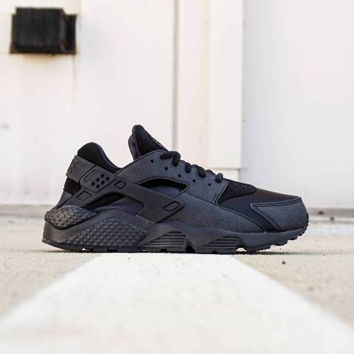 【★百貨店SALE★6/11十二時2時迄】ナイキ ハラチ 幽客 ハラチラン スニーカー レディース 【 NIKE WOMEN AIR HUARACHE RUN (BLACK / BLACK) 】