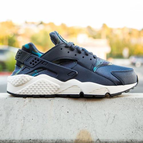ナイキ ハラチ ラン 黒色 ブラック ハラチラン スニーカー レディース 【 NIKE WOMEN AIR HUARACHE RUN PRINT (NAVY / OBSIDIAN BLACK SAIL) 】 27,084円
