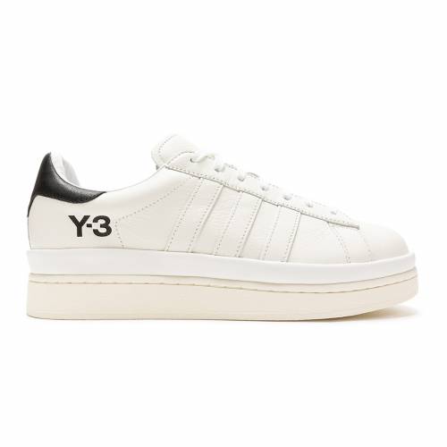 アディダス 黒色 ブラック スニーカー メンズ 【 ADIDAS Y-3 MEN HICHO (WHITE / BLACK OFF WHITE) 】 44,820円
