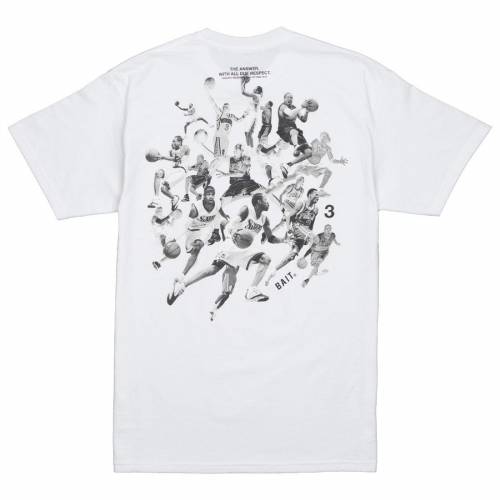 ベイト Tシャツ メンズ Bait X Allen Iverson Men 16 Hall Of Fame Tee White Musiciantuts Com