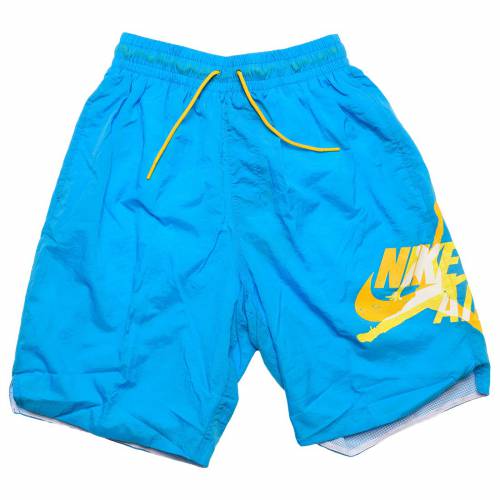 【★百貨店SALE★6/11真夜中2時迄】ナイキ ジョーダン 飛び降りるマン さる股引き 二分の一ズボン下 青碧 青碧 メンズ 【 JORDAN MEN JUMPMAN CLASSICS SHORTS (EQUATOR BLUE / AMARILLO EQUATOR BLUE) 】 メンズ流行り物 ズボン