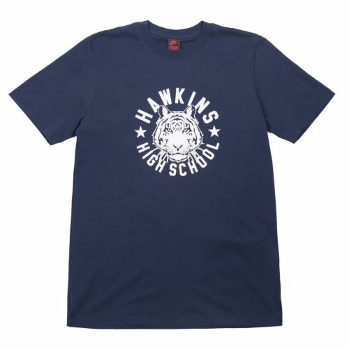 ナイキ Tシャツ 紺色 ネイビー メンズ 【 NIKE X STRANGER THINGS MEN TEE (COLLEGE NAVY / SAIL) 】 メンズファッション トップス カットソー|スニケス