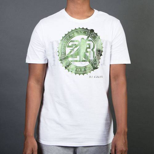 ナイキ ジョーダン 純然たる ティーシャツ メンズ 【 JORDAN MEN PURE MONEY BANK NOTE TEE (WHITE) / 】 メンズ流行り物 トップス カットソー メンズファッション-トップス-Tシャツ・カットソー