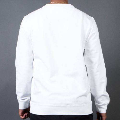 ヴァンズ バンズ トレーナー メンズ Vans Men Gc Crewneck Sweater White Bright Barelandia Com Br