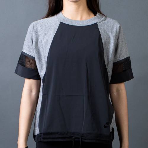 ナイキ Tシャツ カーボン ヘザー レディース 【 NIKE WOMEN BONDED TEE (BLACK / CARBON HEATHER BLACK) 】 レディースファッション トップス カットソー
