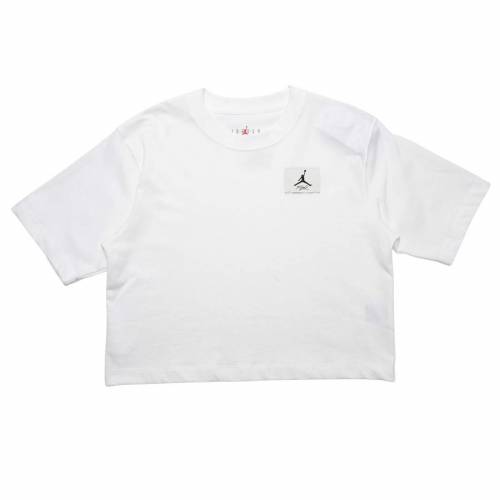 ナイキ ジョーダン Tシャツ レディース 【 JORDAN WOMEN ESSENTIALS TEE (WHITE / BLACK) 】 レディースファッション トップス カットソー｜スニケス