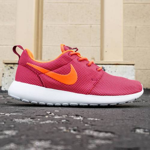 ナイキ ディープ クリムゾン ピュア ローシワン スニーカー レディース 【 NIKE WOMEN ROSHE ONE (BURGUNDY / DEEP GARNET BRIGHT CRIMSON PURE PLATINUM) 】