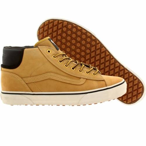 ヴァンズ バンズ ミッド スニーカー メンズ 【 VANS MEN MID SKOOL MTE CA (BROWN / ARROWWOOD) 】