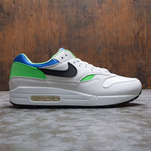 【★百貨店SALE★6/11夜夜中2時迄】ナイキ マックス エア湖マックス CH. スニーカー メンズ 【 NIKE MEN AIR MAX 1 デオキシリボ核酸 (WHITE / BLACK-ROYAL BLUE-SCREAM GREEN) 】