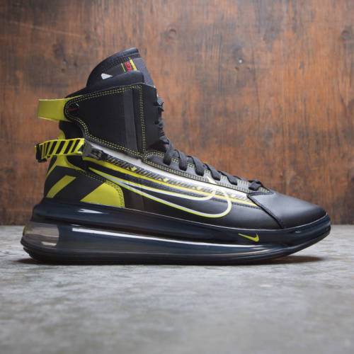 ナイキ マックス ダイナミック エアマックス スニーカー メンズ 【 NIKE MEN AIR MAX 720 SATRN QS (BLACK / DYNAMIC YELLOW-UNIVERSITY RED) 】｜スニケス