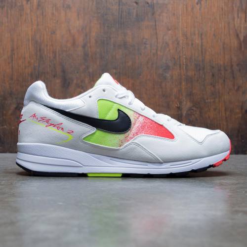 ナイキ スニーカー メンズ 【 NIKE MEN AIR SKYLON II (WHITE / BLACK-VOLT-HABANERO RED) 】