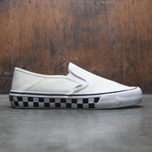 【★百貨店SALE★6/11真夜中2時迄】ヴァンズ バンズ スリッポン スニーカー メンズ 【 VANS MEN SLIP-ON 空想科学小説 (WHITE) / 】