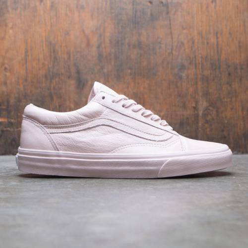 【★百貨店SALE★6/11真夜中2時迄】ヴァンズ バンズ なめし革 年寄りの学院 スニーカー メンズ 【 VANS MEN OLD SKOOL - LEATHER (PINK / SEPIA ROSE) 】