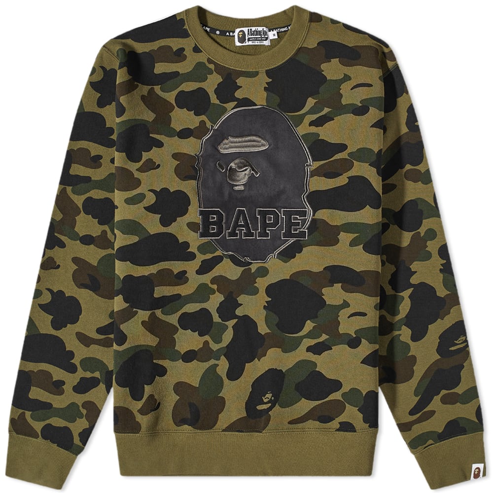 単品購入可 A BATHING APE スウェット トレーナー カモフラ 迷彩