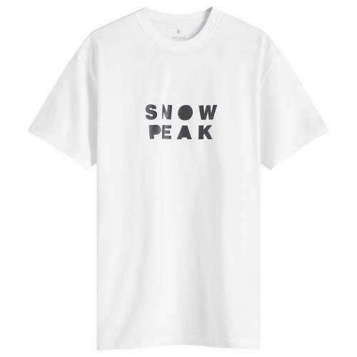 スノーピーク Tシャツ 白色 ホワイト メンズ 【 SNOW PEAK SNOW PEAK SNOWPEAKER T-SHIRT CAMPER / WHITE 】 メンズファッション トップス カットソー 17,280円