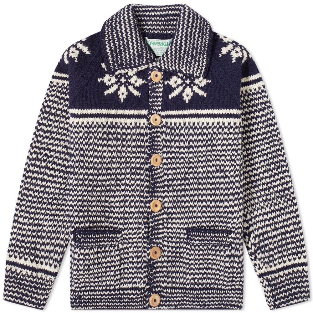 Inverallan Natural 紺 ニット ネイビー ナチュラル Snowflake Swedish Inverallan 30e Navy Lumber Inverallan Cardigan Natural メンズファッション トップス ニット セーター スニケスファッションブランド カジュアル ファッション トップス 長袖