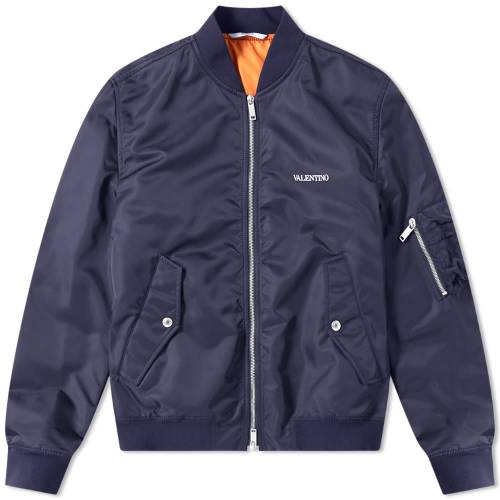 Navy Valentino Valentino 紺 Ma1 Valentino ネイビー Jacket コート ジャケット スニケスファッションブランド Valentino コート メンズファッション カジュアル ファッション ジャケット パーカー ベスト