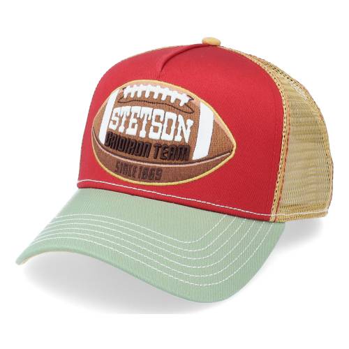 セール特価 キャップ ファッションブランド College ステットソン カジュアル ハット ユニセックス Stetson ファッション キャップ カレッジ トラッカー ユニセックス College Football84 Trucker 種類豊富な品揃え
