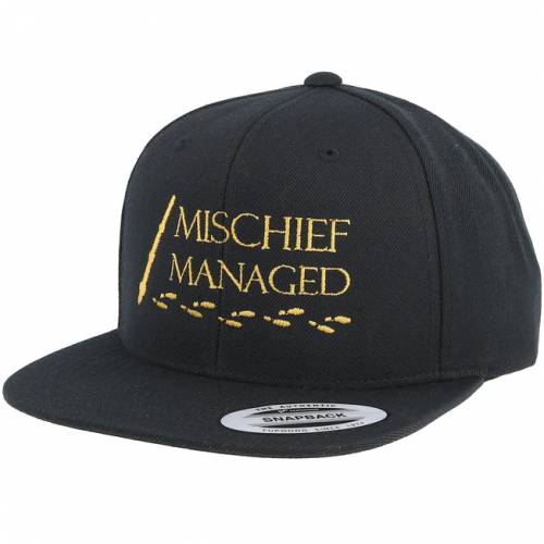 真っ黒 黒 スナップショット背景 鞄 ユニ一発やる Snapback Scenes Mischief Managed Black Mechikalionline Com