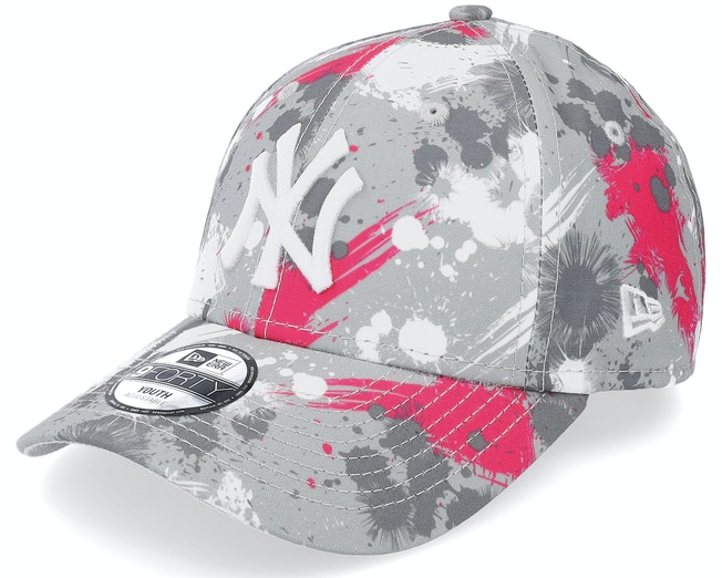 NEW ERA ヤンキース 灰色 グレー ニューエラ ニューヨーク ジュニア キッズ