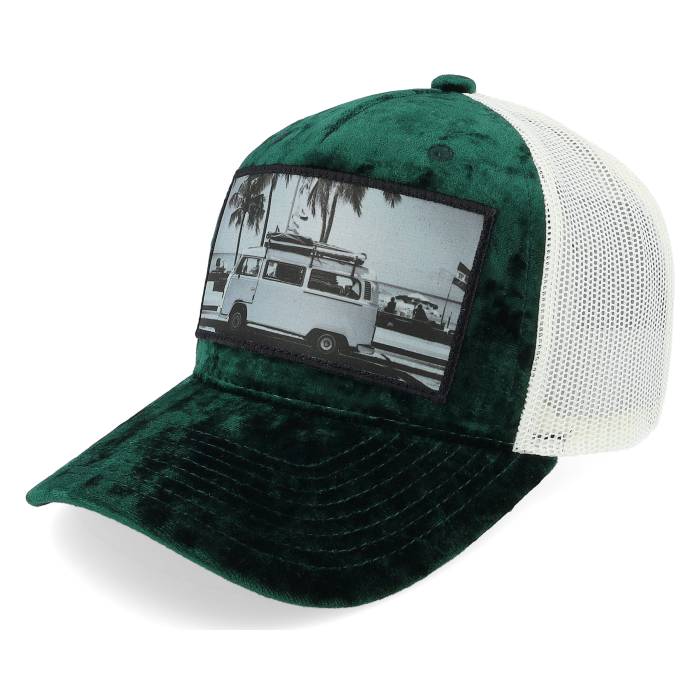 Calza Pennello 【 Surf Van Velvet Green/Ivory A-Frame Trucker Men Green 】 トラッカー メンズ green 緑・グリーン｜スニケス