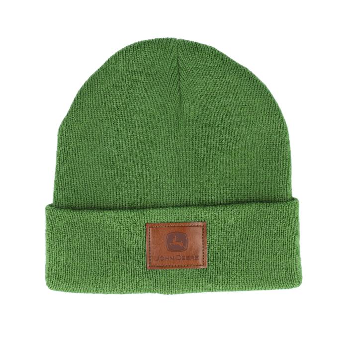 John Deere 【 Kids Beanie Dark Green Cuff Kids Green 】 旗がしら かぶり笠 green 緑・緑であること お坊っちゃん キッズ green 緑・緑であること