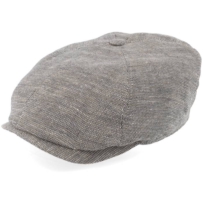 ステットソン Stetson 【 6-Panel Cap Linen Brown/Beige Flat Cap Men Grey 】 キャップ 帽子 メンズ 灰色 グレー｜スニケス 26,065円
