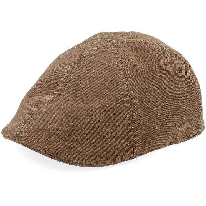 ステットソン Stetson 【 Texas Soft Cotton Brown Flat Cap Men Brown 】 テキサス 茶色 ブラウン キャップ 帽子 メンズ 茶色 ブラウン|スニケス