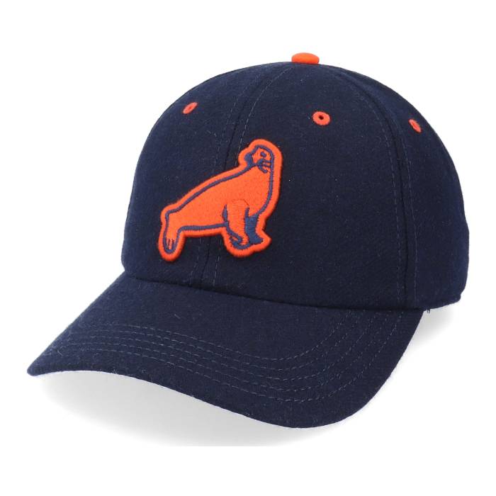 アメリカンニードル American Needle 【 San Francisco Seals Archive Legend Navy Dad Cap Men Blue 】 Legend レジェンド 紺色 ネイビー キャップ 帽子 メンズ 青色 ブルー｜スニケス 17,780円