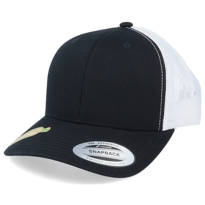 ユーポン Yupoong 【 Classics Recycled Mesh Black/White Trucker Men Grey 】 トラッカー メンズ 灰色 グレー
