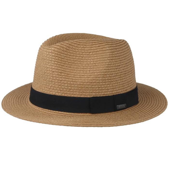 【★百貨店SALE★6/11真夜中2時迄】Barts 【 Aveloz Bottle Light Brown Fedora Men Brown 】 赤銅色 赤銅色 メンズ 赤銅色 赤銅色