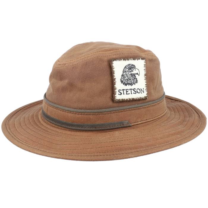 【★百貨店SALE★6/11十二時2時迄】ステットソン Stetson 【 Vintage Wax Brown Traveller Men Brown 】 vintage ビンテージ・ヴィンテージ 赤銅色 赤銅色 メンズ 赤銅色 赤銅色