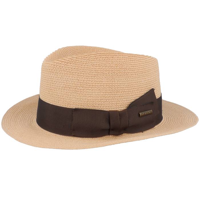 ステットソン Stetson 【 Traveller Hemp Natural Straw Hat Men Beige 】 自然的 メンズ ベージュ