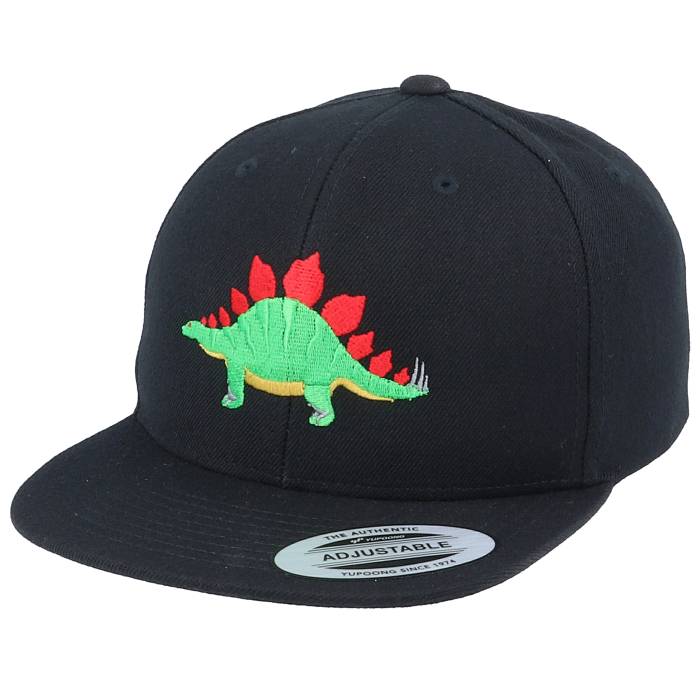 Kiddo Cap 【 Kids Stegosaurus Black Snapback Kids Black 】 黒色 ブラック Snapback スナップバック バッグ ジュニア キッズ 黒色 ブラック|スニケス