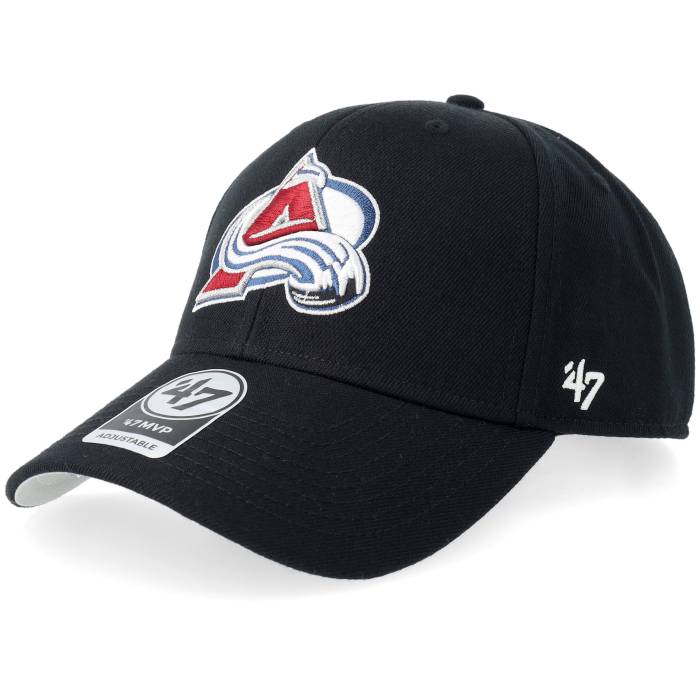 フォーティーセブンブランド 47 Brand 【 Colorado Avalanche Mvp Black/White Adjustable Men Black 】 コロラド アバランチ メンズ 黒色 ブラック