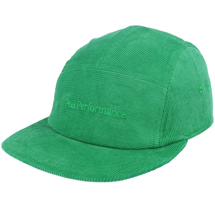 Peak Performance 【 Corduroy Cap Peppermint 5-Panel Men Green 】 コーデュロイ キャップ 帽子 メンズ green 緑・グリーン｜スニケス
