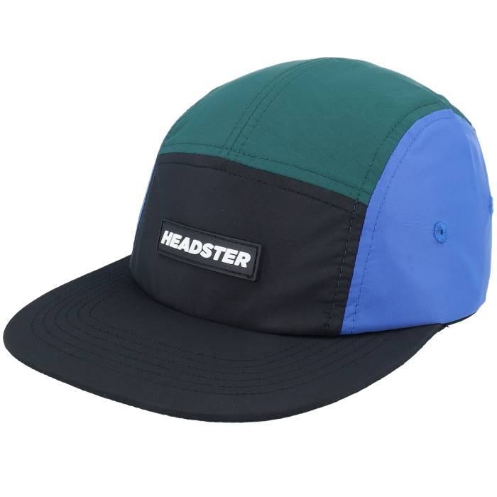 Headster 【 Kids Twist Runner Nylon Lagoona Blue 5-Panel Kids Black 】 ナイロン 青色 ブルー ジュニア キッズ 黒色 ブラック