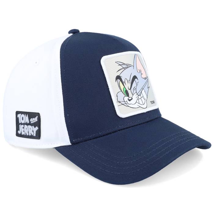 Capslab 【 Tom & Jerry Tom White/Black A-Frame Adjustable Men Blue 】 メンズ 青色 ブルー