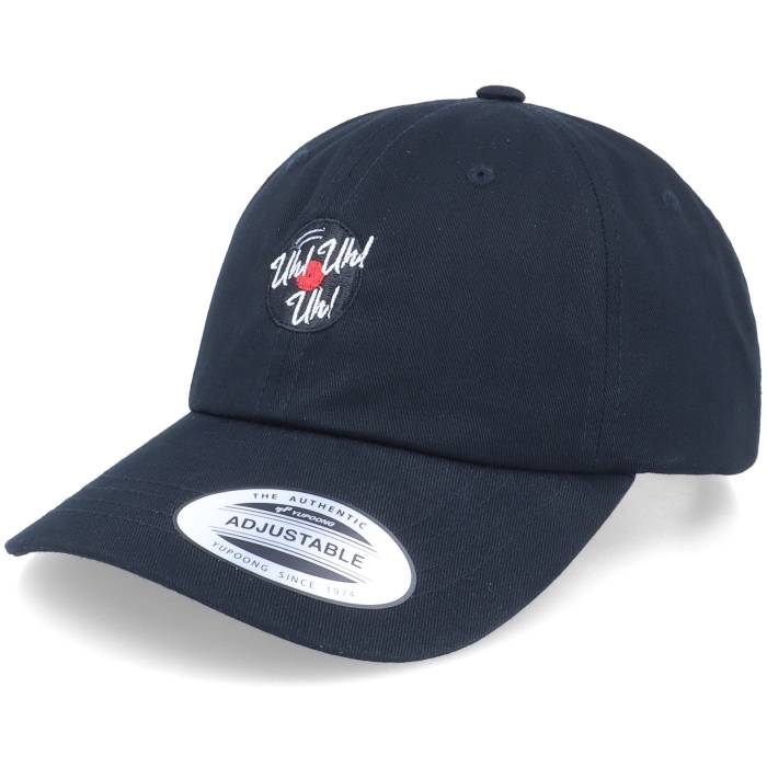 Abducted 【 Vinyl Uh Uh Uh Black Dad Cap Men Black 】 ビニール 黒色 ブラック キャップ 帽子 メンズ 黒色 ブラック|スニケス