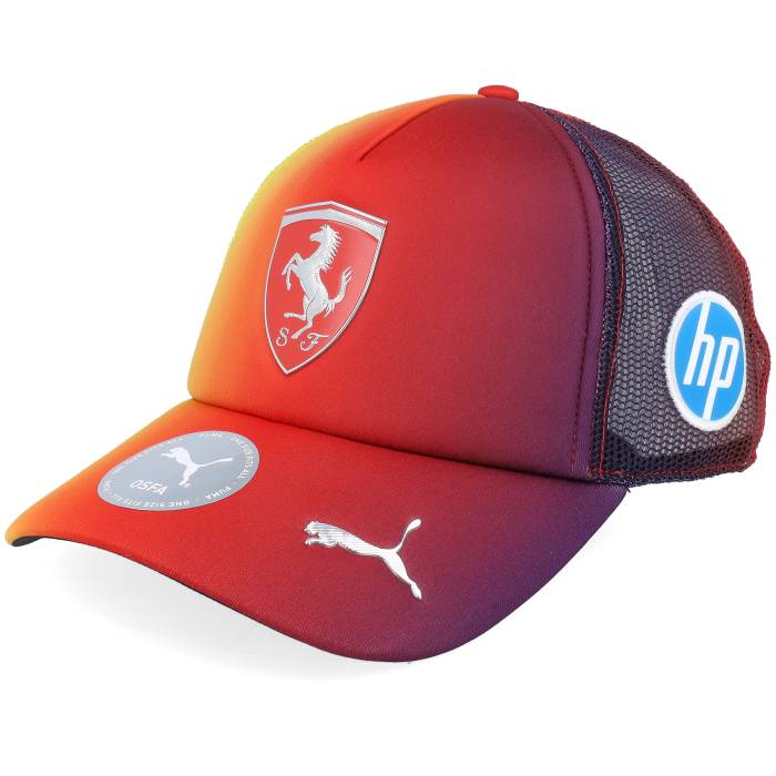Formula One 【 Ferrari F1 25 Special Edition British Gp Hamilton Red/Yellow Gradient A-Frame Foam Trucker Men Red / Yellow 】 フェラーリ special 特別 トラッカー メンズ Red 赤・赤いこと yellow 黄味がかった・黄色