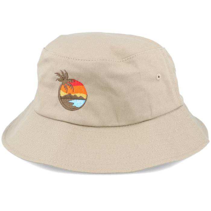 アイコニック Iconic 【 Aloha Sunset Khaki Bucket Men Beige 】 アロハ カーキ メンズ ベージュ