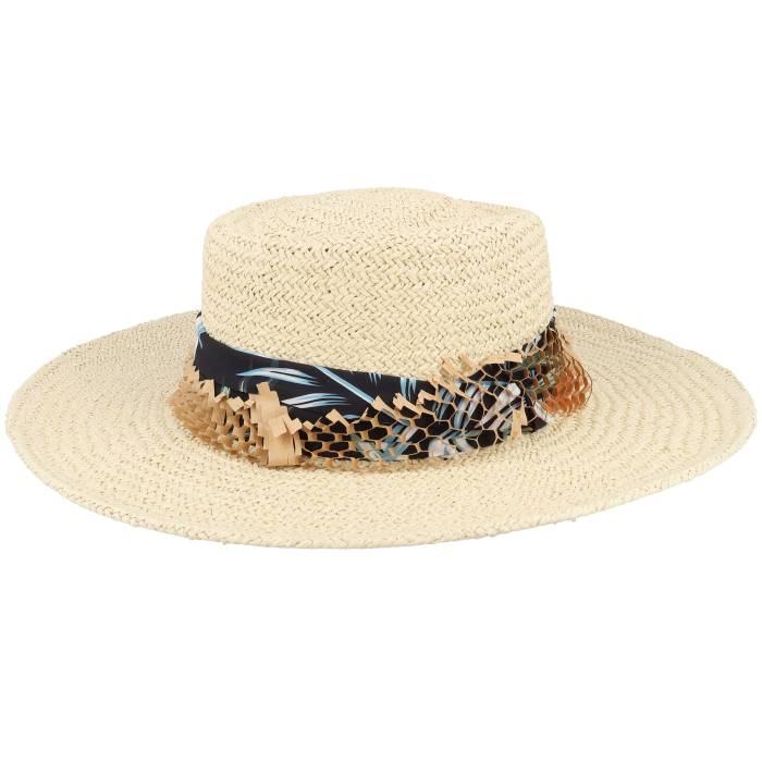Mjm Hats 【 Angela W Paper Natural Straw Hat Women Beige 】 自然的 レディース ベージュ