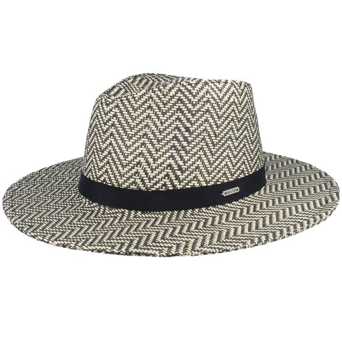 【★百貨店SALE★6/11真夜中2時迄】ブリクス米トン Brixton 【 Carolina Packable Black/Natural Straw Hat Men Beige 】 カロライナ メンズ ベージュ