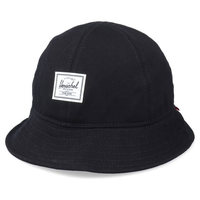 Herschel 【 Henderson Black Denim Bucket Men Black 】 黒色 ブラック デニム メンズ 黒色 ブラック
