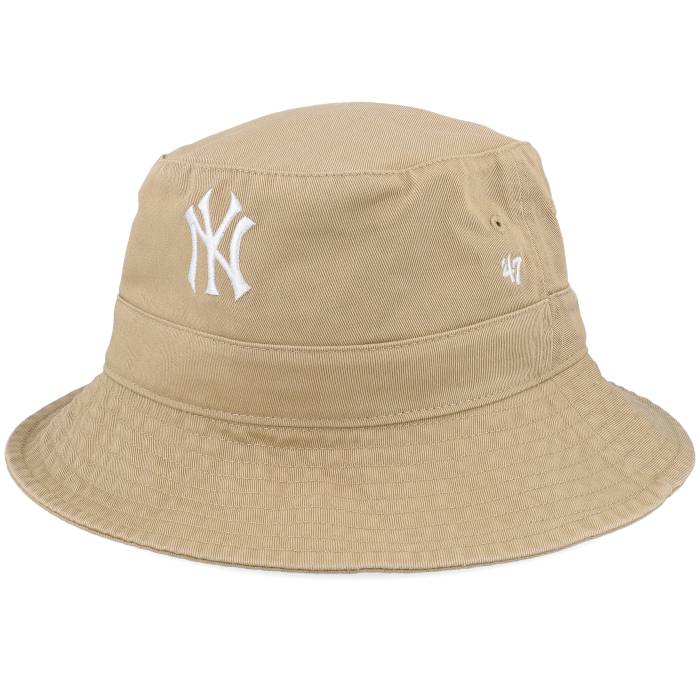 フォーティーセブンブランド 47 Brand 【 New York Yankees Khaki/White Bucket Men Beige 】 ヤンキース メンズ ベージュ|スニケス